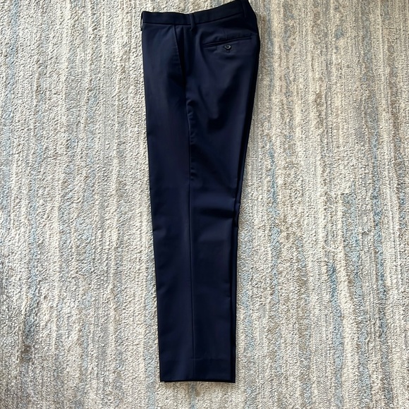 J. Crew Thompson dress work office pants 29x29 navy blue good used condition - Picture 1 of 7
